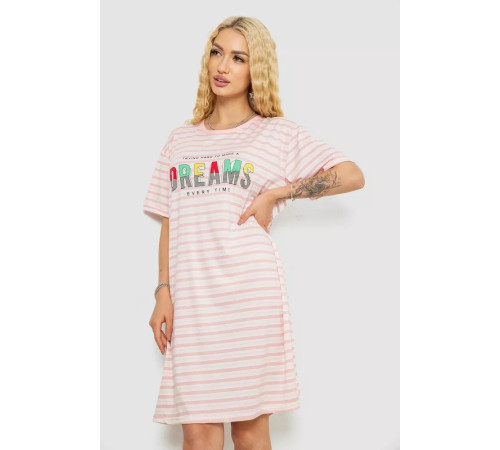 Ночная рубашка, цвет персиково-белый, 238R335-8.