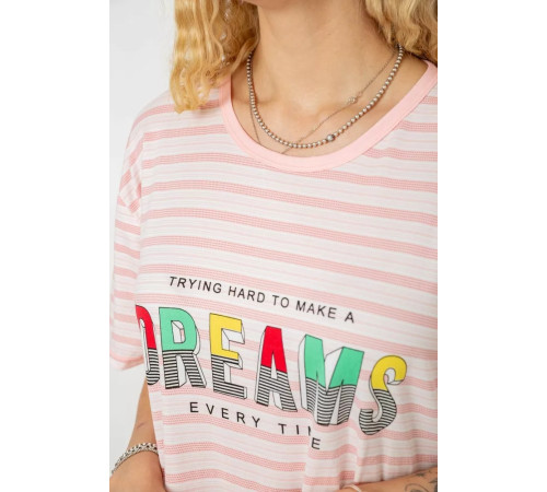 Ночная рубашка, цвет персиково-белый, 238R335-8.