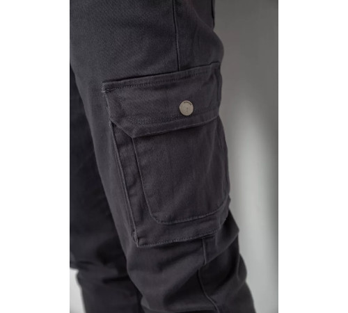 Штани чоловічі з кишенями, колір темно-сірий, 243R8075
