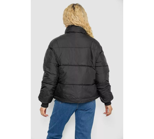 Куртка жіноча демісезонна, колір чорний, 244R1508