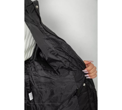 Куртка жіноча демісезонна, колір чорний, 244R1508