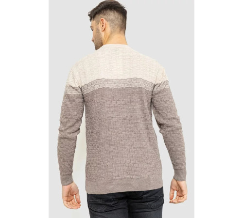 Светр чоловічий, колір бежево-молочний, 161R883