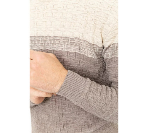 Светр чоловічий, колір бежево-молочний, 161R883