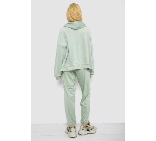 Спортивний костюм жіночий велюровий, колір оливковий, 238R107