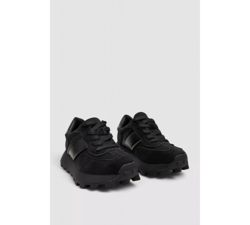 Кроссовки женские, цвет черный, 248R213