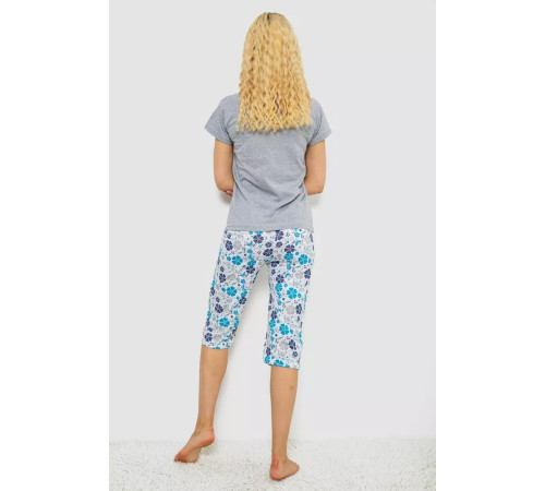 Піжама жіноча, колір сірий, 243R2528