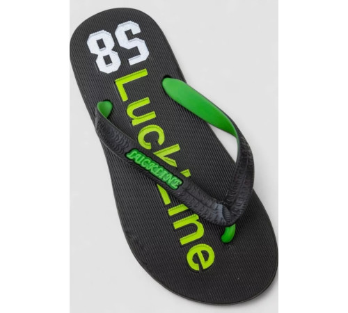 В'єтнамки жіночі, колір чорно-салатовий, 243R2002L-61