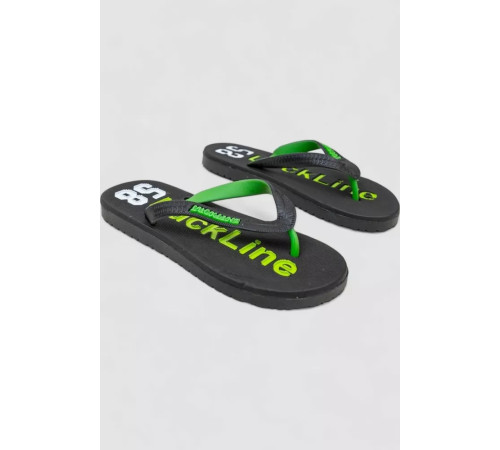 В'єтнамки жіночі, колір чорно-салатовий, 243R2002L-61