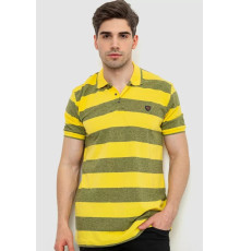 Поло чоловіче в смужку, колір жовтий, 214R6187