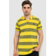 Поло чоловіче в смужку, колір жовтий, 214R6187