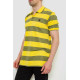 Поло чоловіче в смужку, колір жовтий, 214R6187