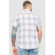 Рубашка мужская в клетку, цвет молочный, 214R244564