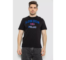 Футболка чоловіча з принтом, колір чорний, 241R1909