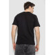 Футболка чоловіча з принтом, колір чорний, 241R1909