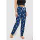 Штани жіночі домашні, колір синій, 238R1101-2