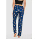 Штани жіночі домашні, колір синій, 238R1101-2