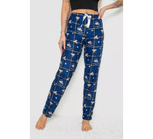Брюки женские домашние, цвет синий, 238R1101-2