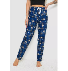 Брюки женские домашние, цвет синий, 238R1101-2