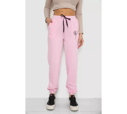 Спортивні штани жіночі, колір рожевий, 238R121