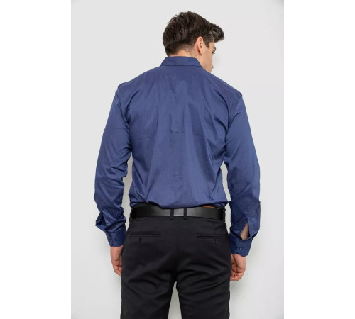 Рубашка мужская с принтом, цвет синий, 214R7171