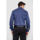 Рубашка мужская с принтом, цвет синий, 214R7171