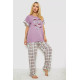 Пижама женская с принтом, цвет сиреневый, 243R8496