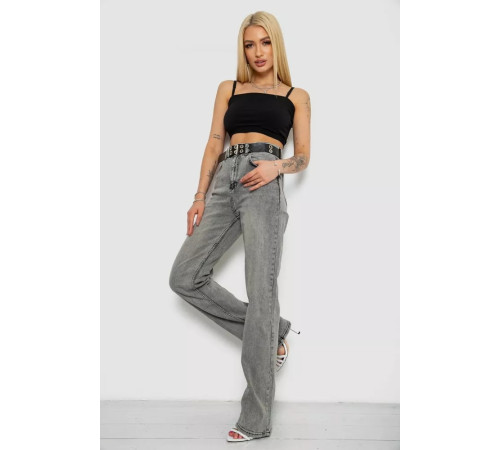 Джинсы женские, цвет серый, 244R00645