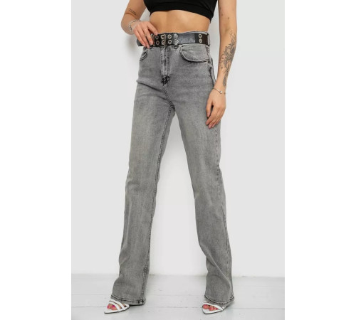 Джинсы женские, цвет серый, 244R00645