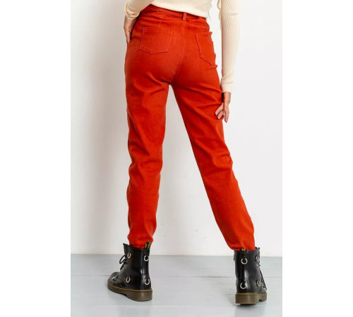 Штани жіночі, колір теракотовий, 131R111