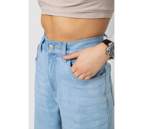 Джинси жіночі MOM, колір блакитний, 255RM580