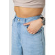Джинси жіночі MOM, колір блакитний, 255RM580