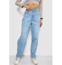 Джинси жіночі MOM, колір блакитний, 255RM580