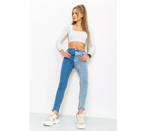 Джинсы женские, цвет сине-голубой, 164R2145