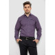Сорочка чоловіча з принтом, колір сливовий, 214R7168