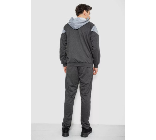 Спорт костюм чоловічий, колір темно-сірий, 244R988