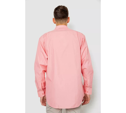 Рубашка мужская классическая, цвет розовый, 244R333