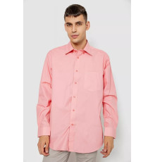Сорочка чоловіча класична, колір рожевий, 244R333