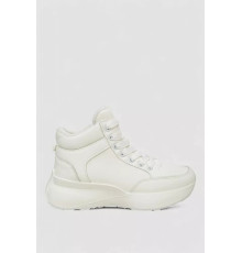 Кросівки жіночі зимові на хутрі, колір білий, 248RXM18