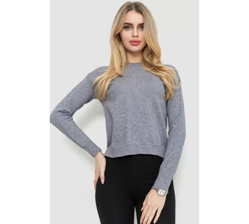 Свитер женский, цвет серый, 244R2027
