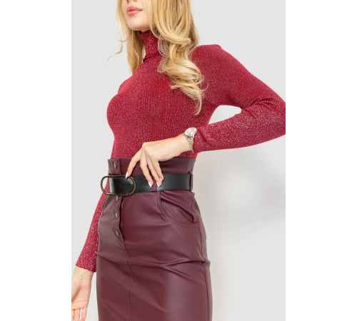 Гольф трикотажний жіночий, колір червоний, 204R057