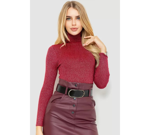 Гольф трикотажний жіночий, колір червоний, 204R057