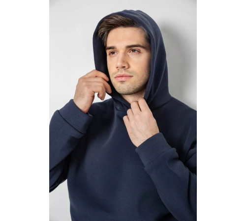 Спорт костюм чоловічий на флісі, колір темно-синій, 177R235