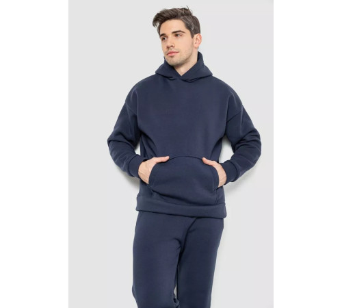 Спорт костюм чоловічий на флісі, колір темно-синій, 177R235