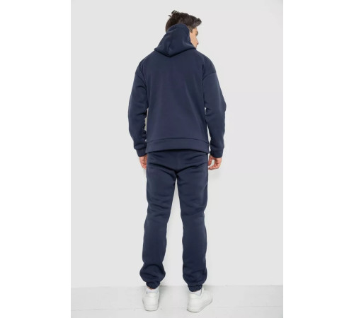Спорт костюм чоловічий на флісі, колір темно-синій, 177R235