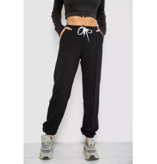 Спортивные брюки женские, цвет черный, 247R4670-1