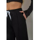 Спортивные брюки женские, цвет черный, 247R4670-1