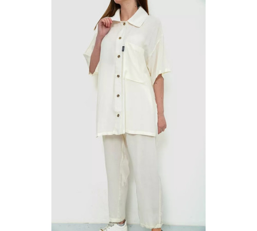 Костюм женский, цвет молочный, 102R5227