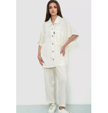 Костюм женский, цвет молочный, 102R5227
