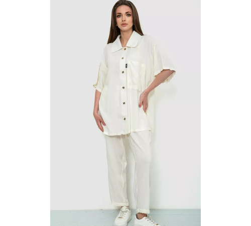 Костюм женский, цвет молочный, 102R5227