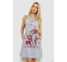 Сарафан домашний, цвет серо-красный, 238RH8